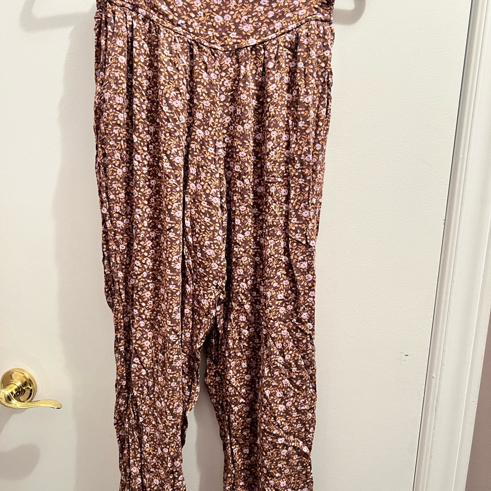 American Eagle Outfitters Floral Print Jumpsuit
